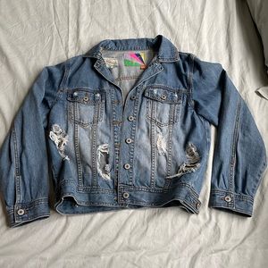 Distressed Denim Jacket
